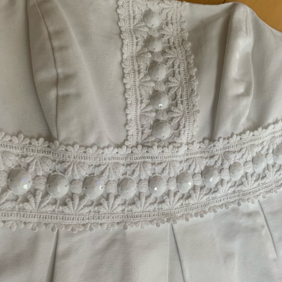 Lilly Pulitzer Bead and Lace Strapless Dress - Picture 5 of 6